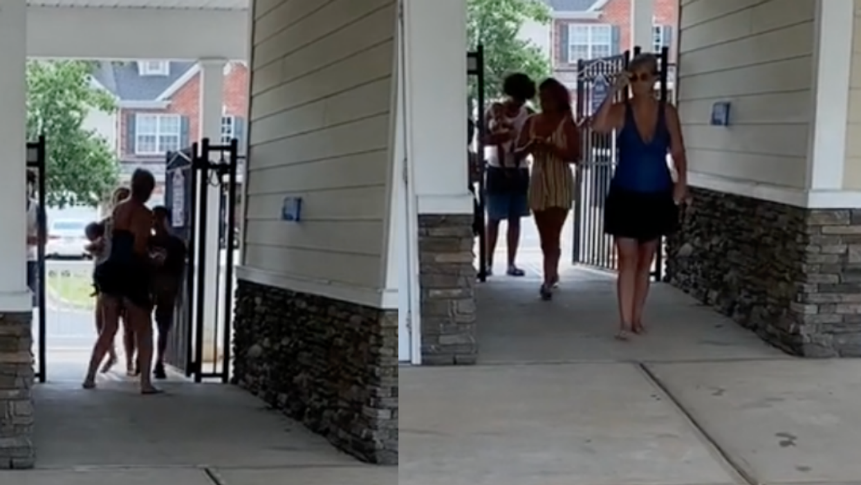 Mom Unloads On White Woman Who Grabbed Her Son To Stop Him From Entering Community Pool