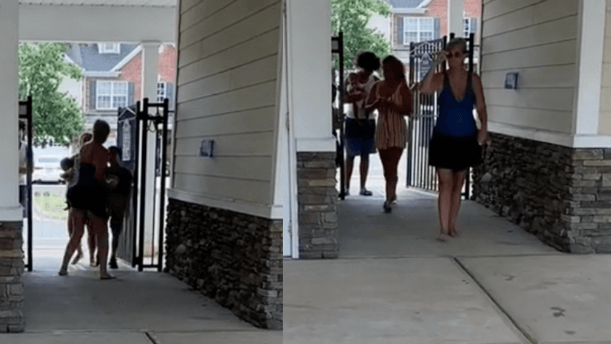 Mom Unloads On White Woman Who Grabbed Her Son To Stop Him From Entering Community Pool