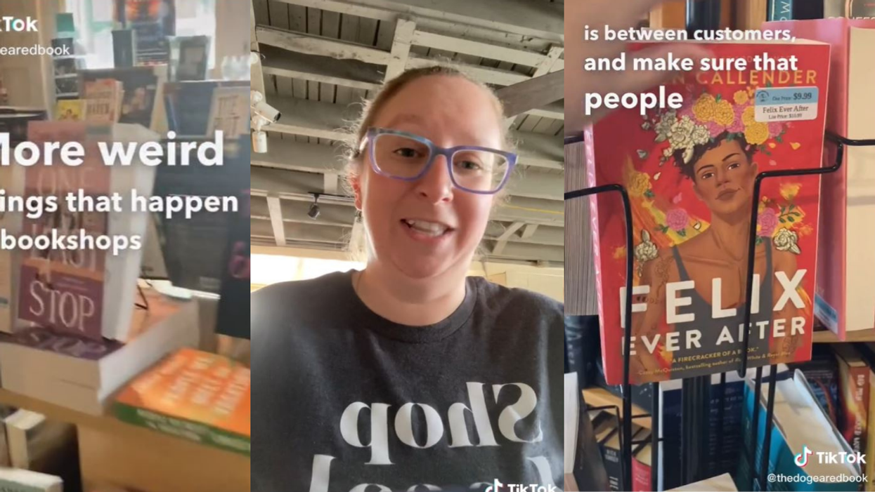 Bookstore Flooded With LGBTQ+ Book Orders After Owner Shows What Bigoted Customers Do To Books