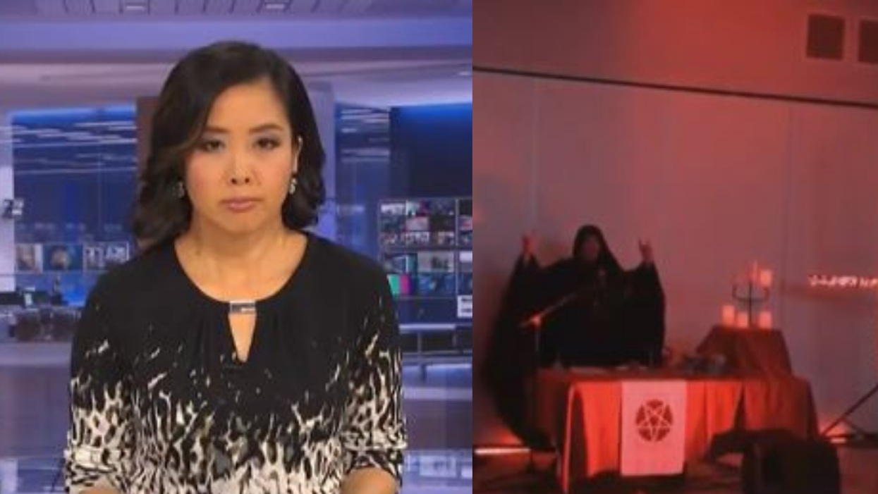 News Broadcast Baffles Viewers After Segment Ends With Bizarre Footage Of Satanic Worship