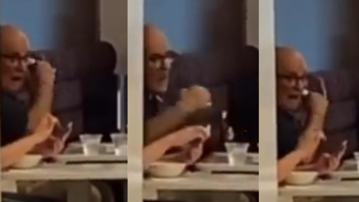 Video Of Rudy Giuliani Shaving While Eating In An Airport Lounge Grosses Out The Internet