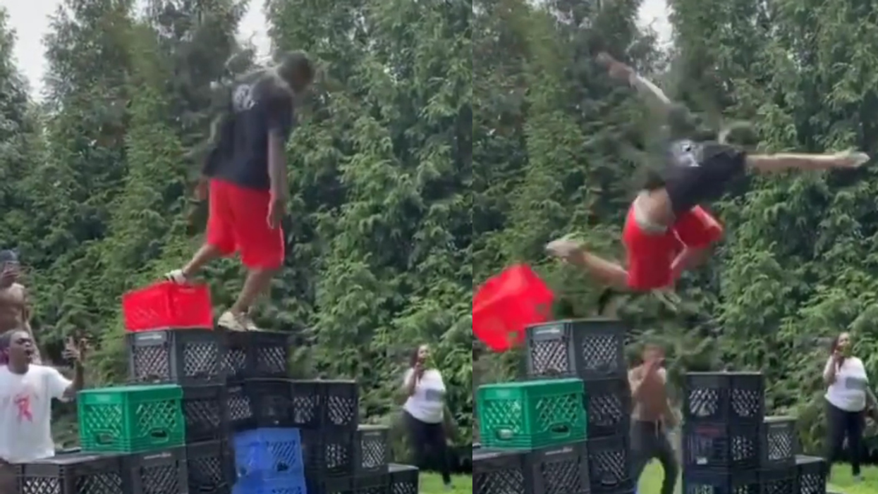 TikTok Bans Dangerous 'Milk Crate Challenge' After People Keep Seriously Injuring Themselves