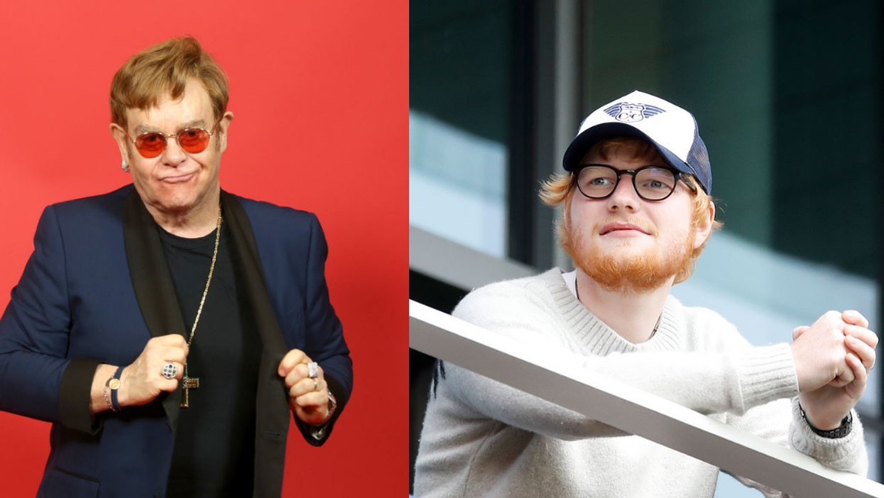 Elton John Stunned After Ed Sheeran Gives Him A 'Giant Marble Penis' For His Birthday: 'It's Really Big'