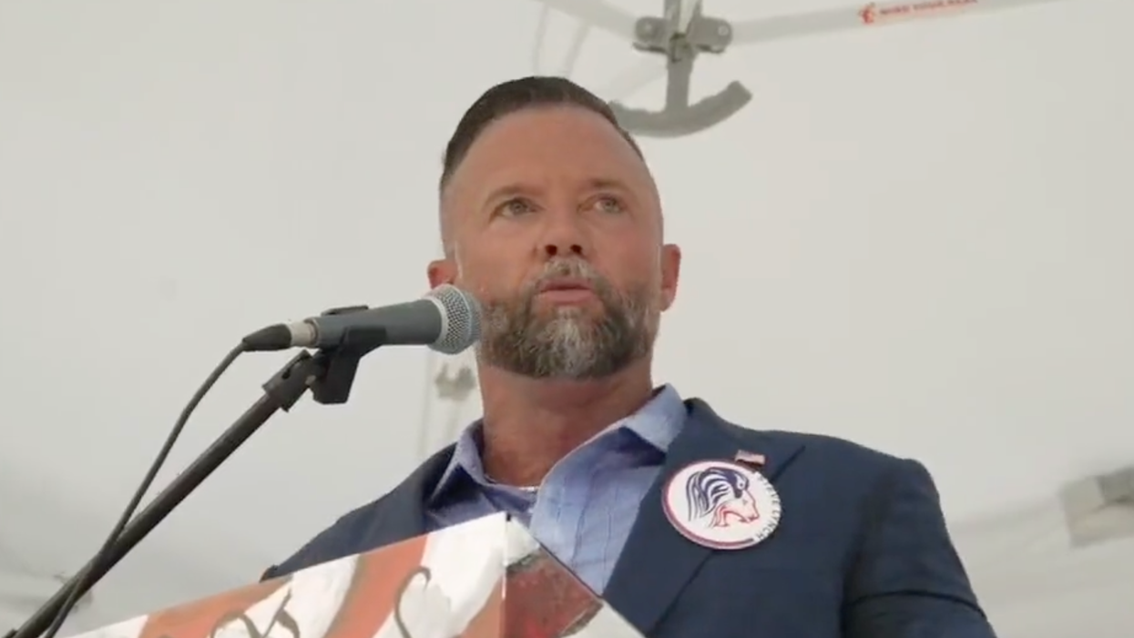 Chilling Video Shows GOP Candidate Threatening to Rally 'Strong Men' to Storm School Boards