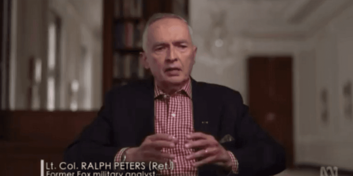 Lt. Col. Ralph Peters Drags Fox News Green Room Full Of 'Freaks': VIDEO ...