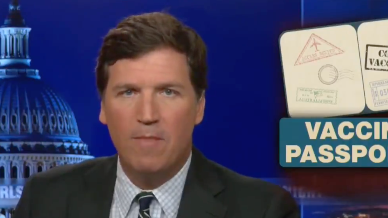 Tucker Defends 'Law Abiding Citizens' Who Forge Vaccine Cards in Latest Unhinged Rant