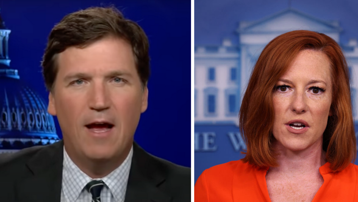 Tucker Carlson Absurdly Attempts To Use Trans Men To Undermine Jen Psaki's Abortion Ban Comments