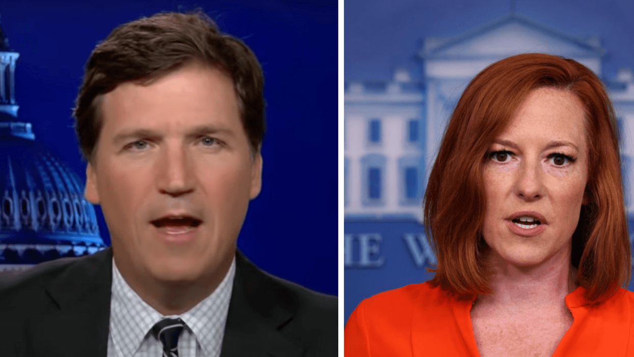 Tucker Carlson Absurdly Attempts To Use Trans Men To Undermine Jen Psaki's Abortion Ban Comments