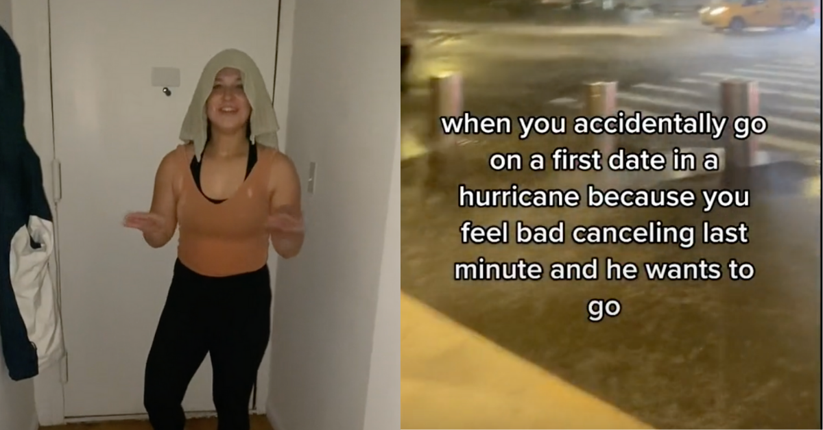 NYC Woman Instantly Regrets Trekking Through Literal Hurricane To Meet Guy For First Date