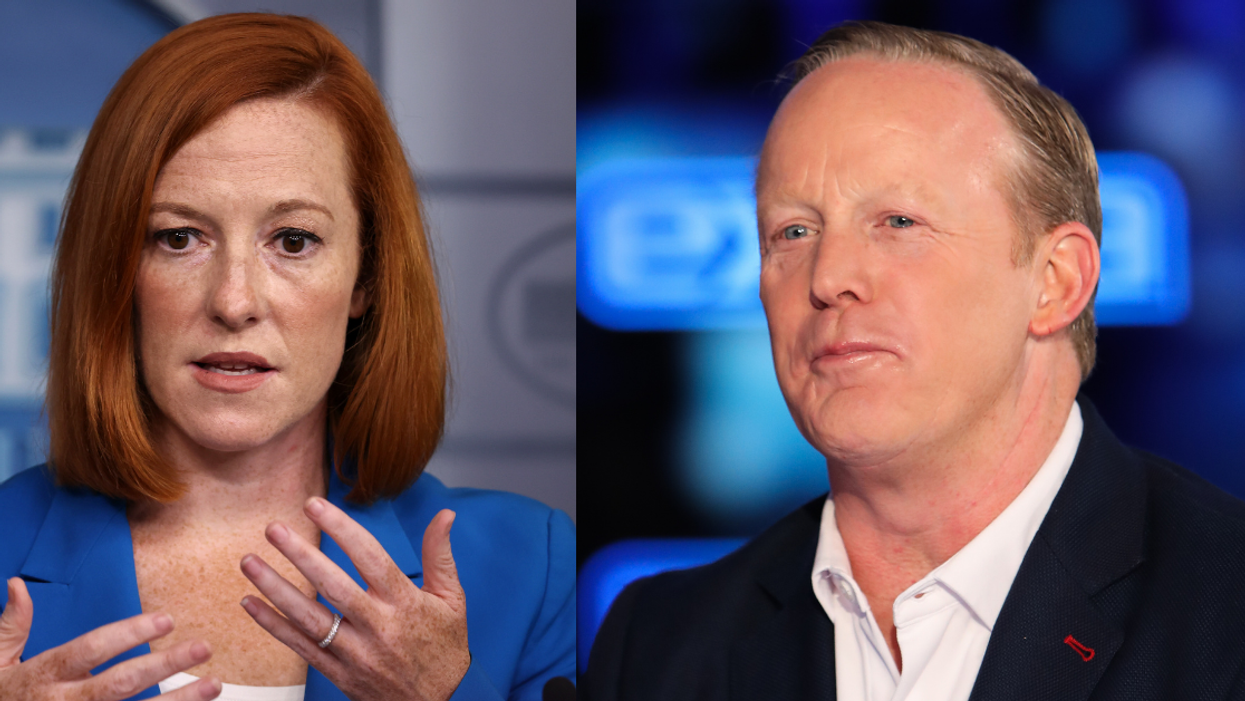 Sean Spicer Throws On-Air Tantrum After Jen Psaki Questions If He Should Be On Naval Academy Board