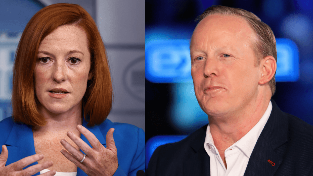Sean Spicer Throws On-Air Tantrum After Jen Psaki Questions If He Should Be On Naval Academy Board