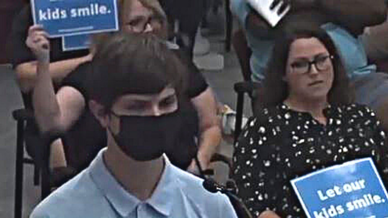 Adults Mock Student As He Talks About Grandma's COVID Death At School Board Meeting In Enraging Video