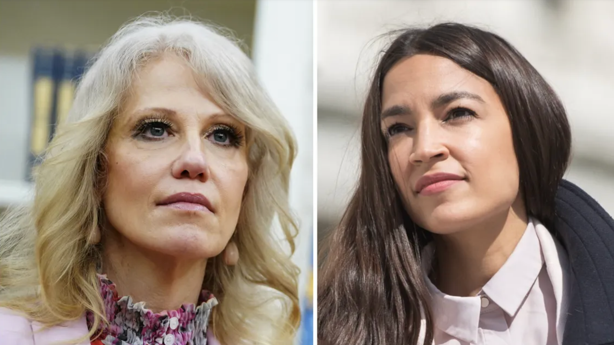 AOC Rips Kellyanne for Her Petty AF Response to Biden's Threat to Fire Her From Military Board