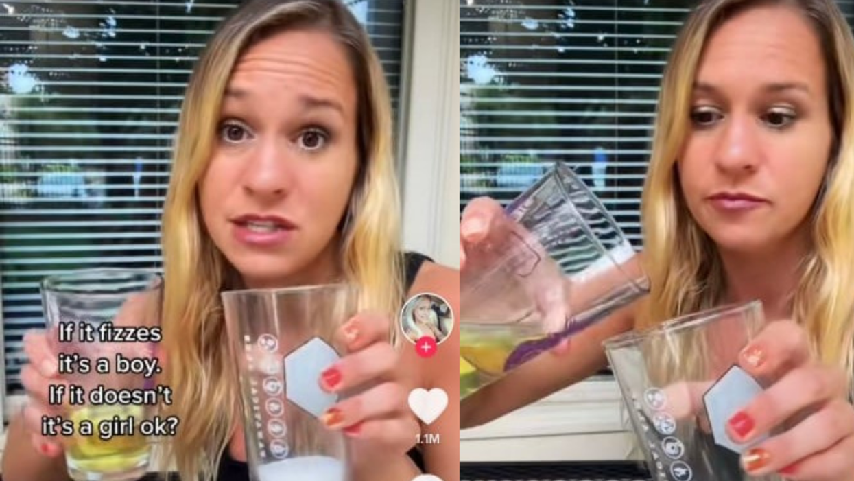 TikTokers Grossed Out After Pregnant Woman Uses Glass Full Of Urine For Bizarre 'Gender Test'
