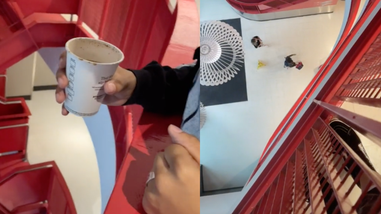 TikToker Blasted For Dumping Coffee On Strangers From Balcony As Part Of Cruel 'Prank'