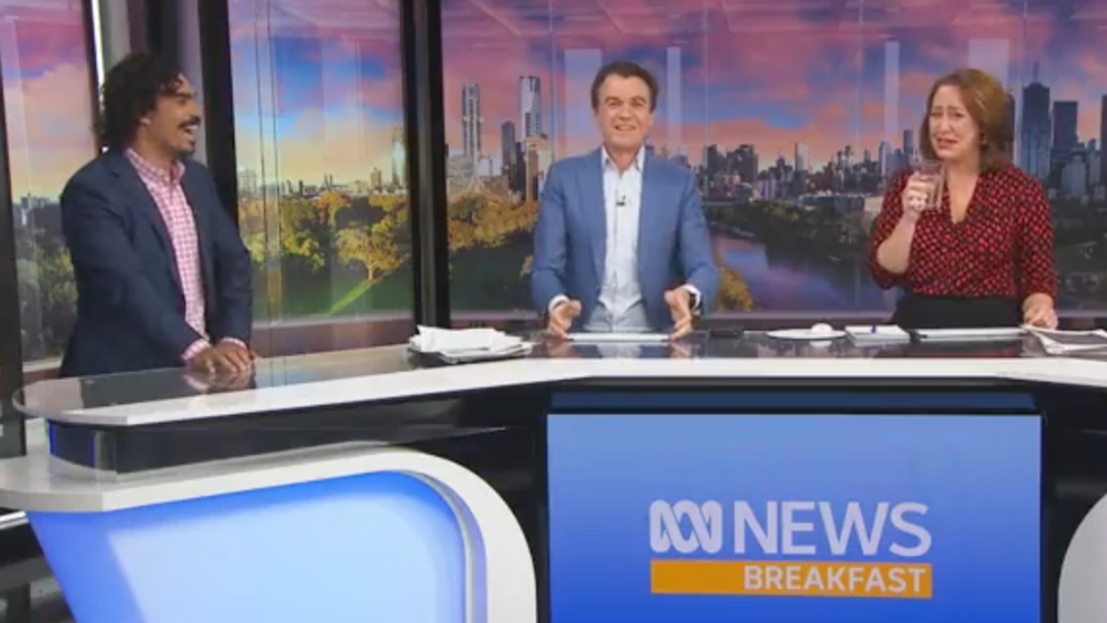 Reporter Causes Entire News Team To Hilariously Lose It After His NSFW Slip Of The Tongue