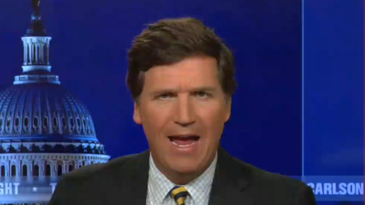 Tucker Carlson Mocked after Brutal Onscreen Banner Results in Self-Own for the Ages