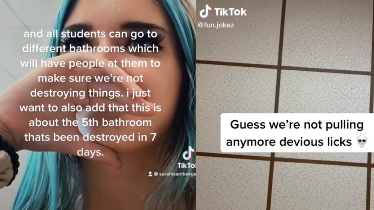 Principals Unload On Students Ripping Sinks Out Of Bathroom Walls For 'Devious Licks' TikTok Trend