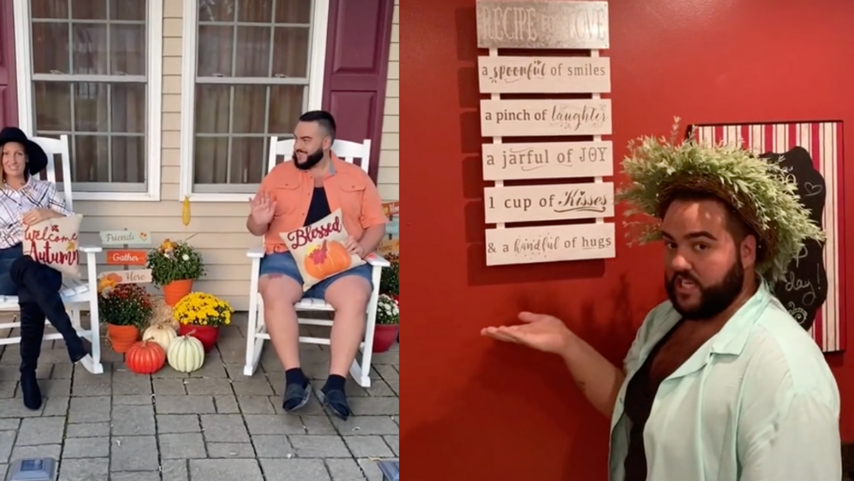 Guy Has TikTok In Stitches As He Dunks On His 'Basic White Sister' For Her Cringey Home Decor