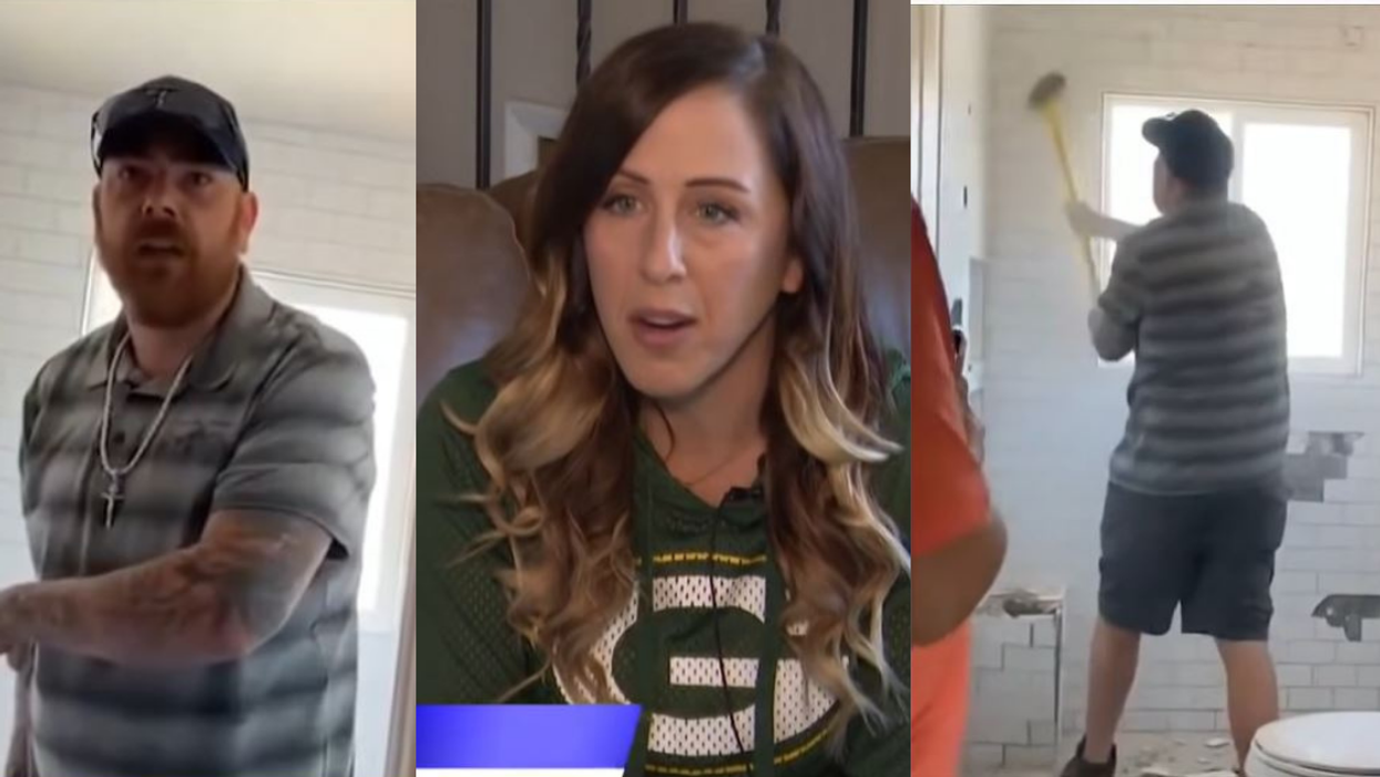 Contractor Sparks Debate By Destroying Shower He Just Renovated After Customer Wouldn't Pay