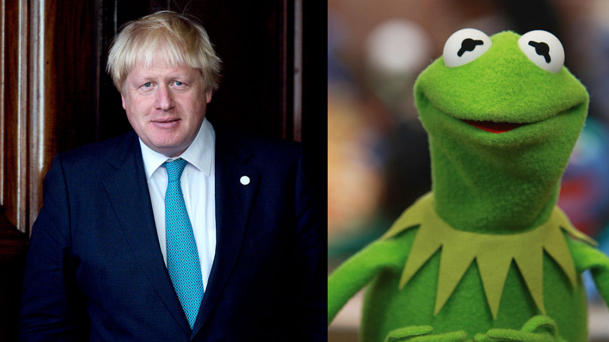 UK Prime Minister Boris Johnson Awkwardly Knocks Kermit For Being 'Wrong' About Renewable Energy