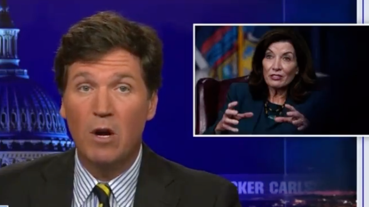 Tucker Slammed for Bizarre Rant Comparing NY Governor to Cult Leader Jim Jones