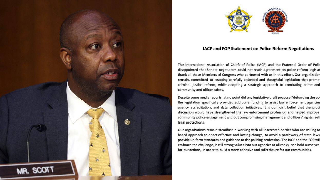 National Police Org Contradicts GOP Senator's Claim That Dems Wanted to 'Defund the Police' in Failed Bill