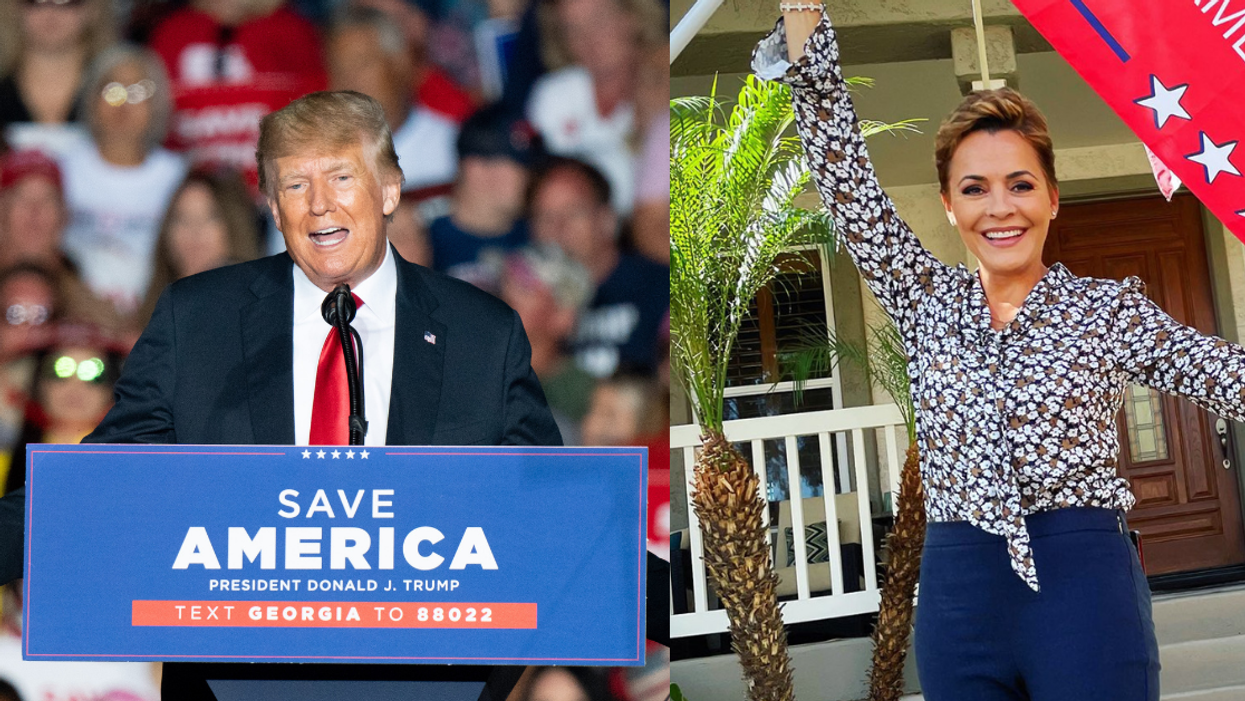 Trump Just Endorsed Candidate for AZ Governor After Her Bonkers 'Mt. Rushmore' Tweet—Because of Course He Did