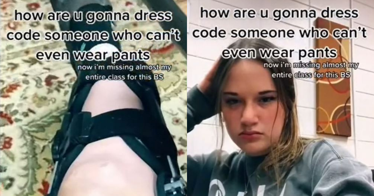 Teen Forced To Miss Class Because Shorts She Wore To Accommodate Leg Brace Violated Dress Code