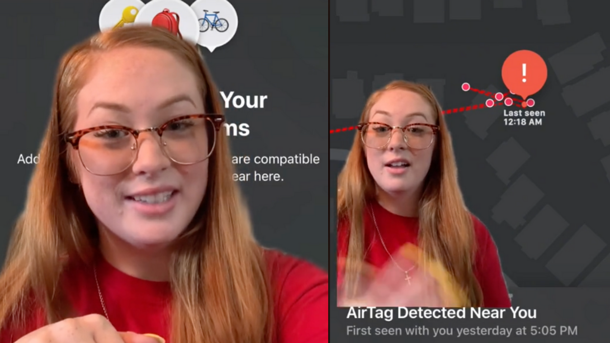 Woman Freaked Out After Phone Alerts Her That A Tracking Device Has Been Following Her For Hours