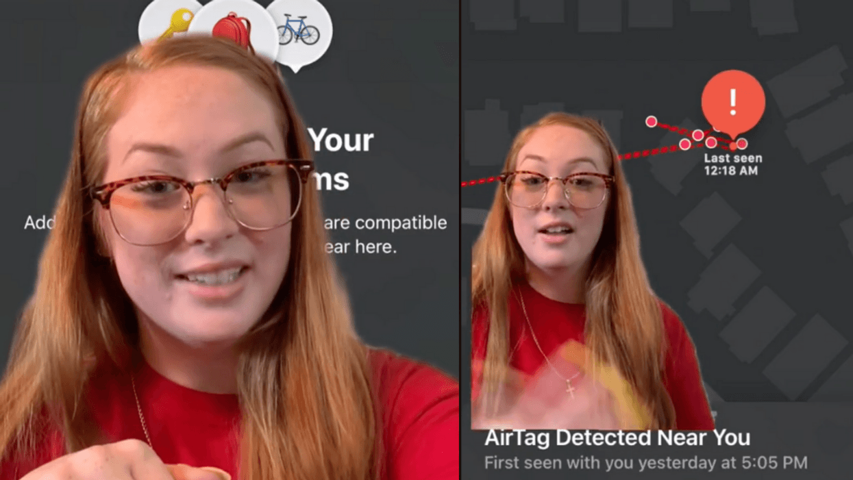 Woman Freaked Out After Phone Alerts Her That A Tracking Device Has Been Following Her For Hours