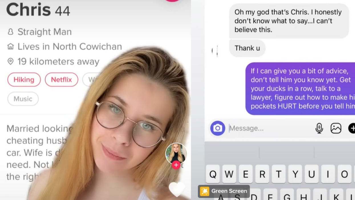 Guy Joins Tinder So He Can Cheat On His Disabled Wife—So TikToker Rats Him Out To Her