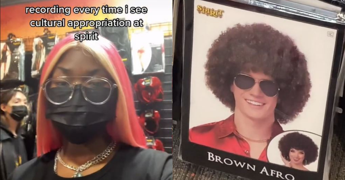 TikToker Puts Halloween Costume Retailer On Blast For Selling Inappropriate Black Hairstyle Wigs