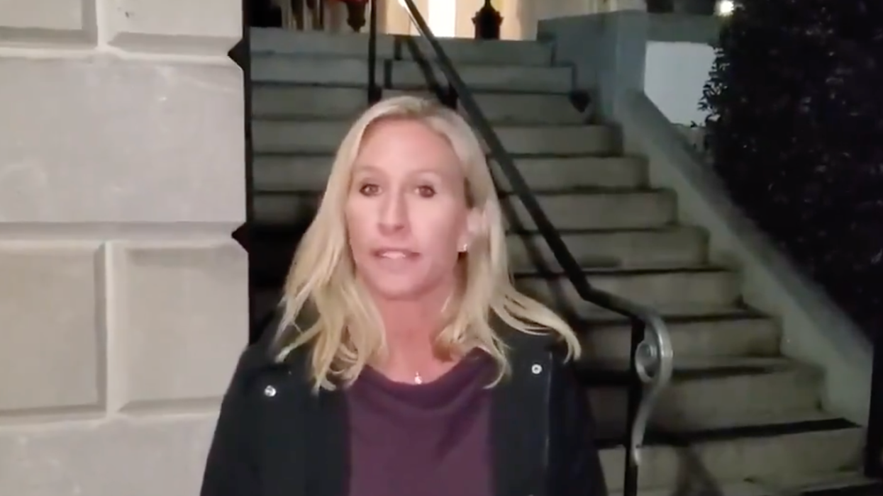 Video of QAnon Rep Walking Out of White House 'Planning Session' for Jan 6 'Objection' Resurfaces