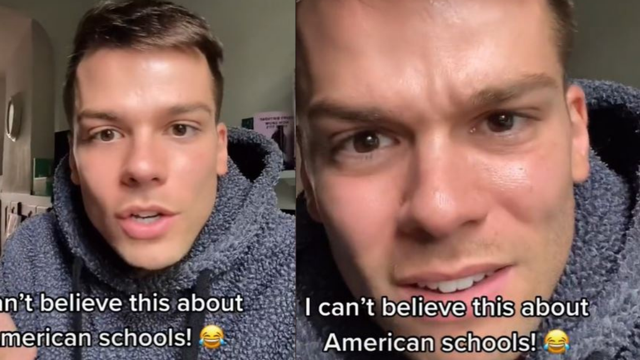 British TikToker Hilariously Shames U.S. For Making Students Use A Hall Pass To Go To The Bathroom