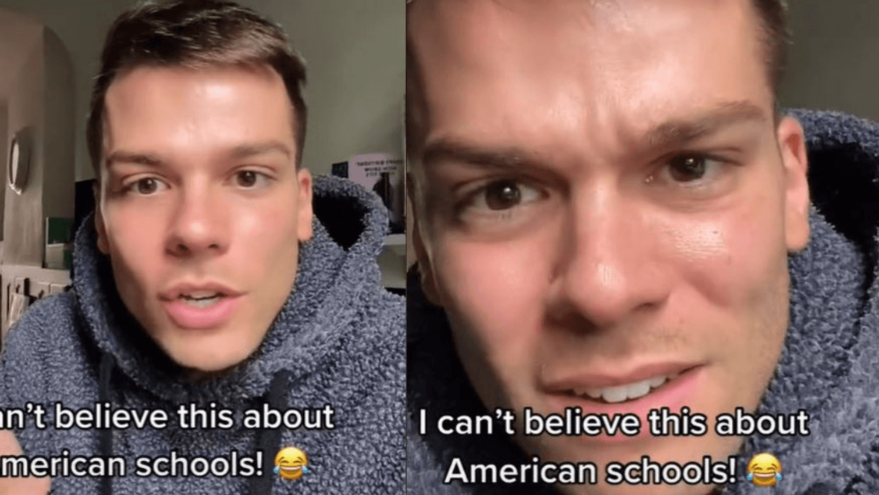 British TikToker Hilariously Shames U.S. For Making Students Use A Hall Pass To Go To The Bathroom