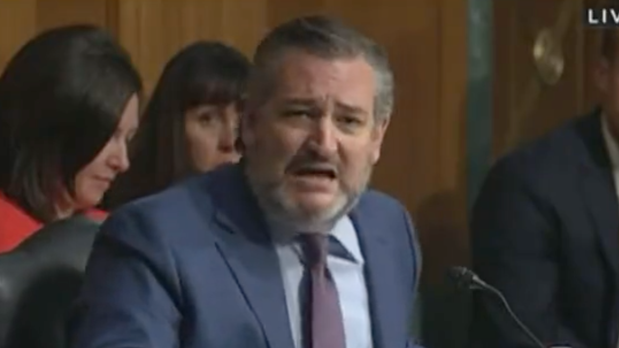 Ted Cruz Dragged for Trying Defend Parent's Nazi Salute at a School Board Meeting