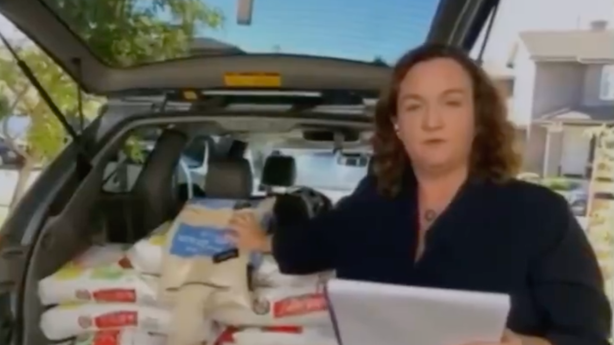 Katie Porter Uses Huge Bags of Rice to Blast Big Oil Execs During Hearing and the Internet Is Cheering