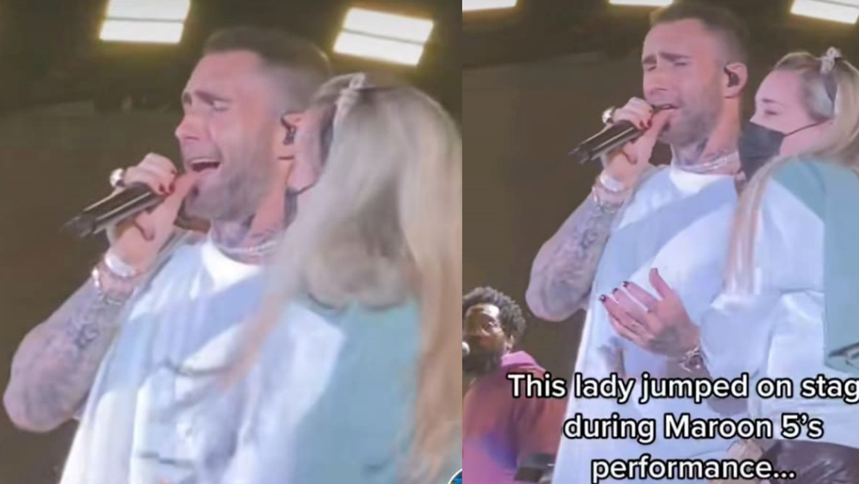 Adam Levine Defends His Reaction To Fan Rushing On Stage During Concert And Grabbing Him