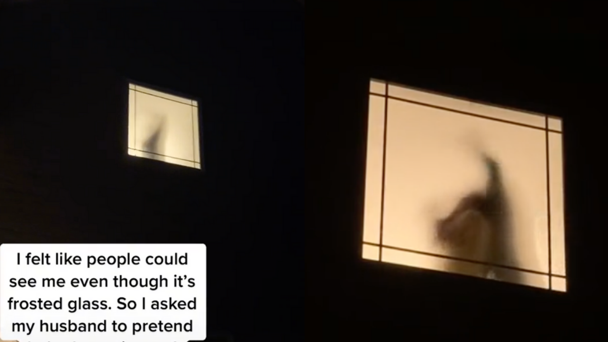 Woman Mortified To Discover She's Basically Been Flashing Her Neighbors Thanks To 'Frosted' Window