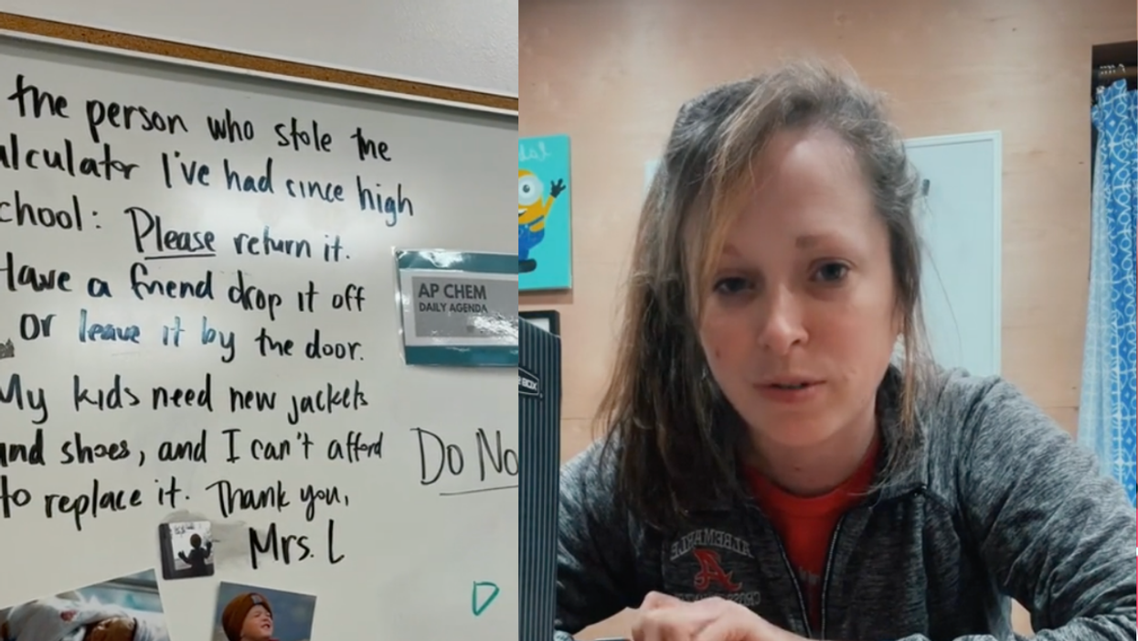 Struggling Teacher Begs Whoever Stole Her Calculator To Return It—And The Internet Steps Up Big Time