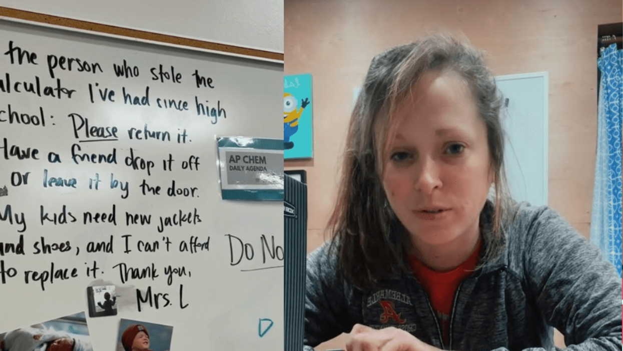 Struggling Teacher Begs Whoever Stole Her Calculator To Return It—And The Internet Steps Up Big Time