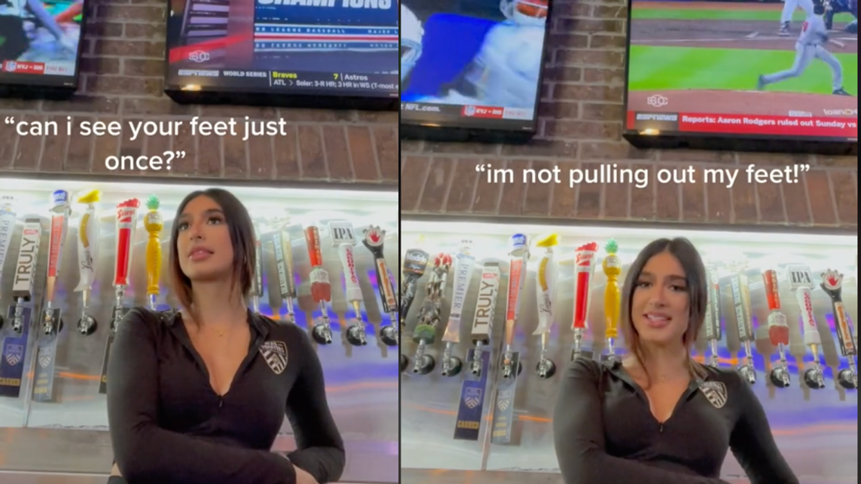 Bartender Stunned After Customer Demands To See Her Bare Feet In Uncomfortable TikTok Video