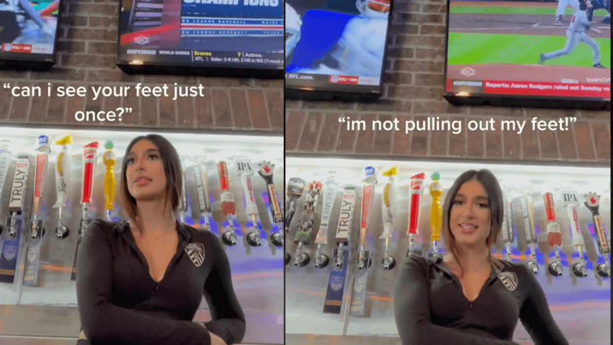 Bartender Stunned After Customer Demands To See Her Bare Feet In Uncomfortable TikTok Video