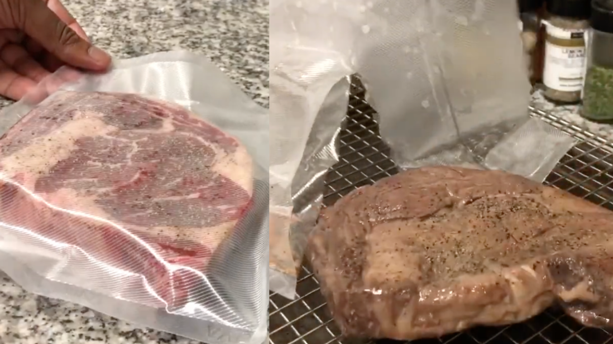 CBS Reporter Stunned After Hack For Cooking Steak In A Dishwasher Works Like A Charm