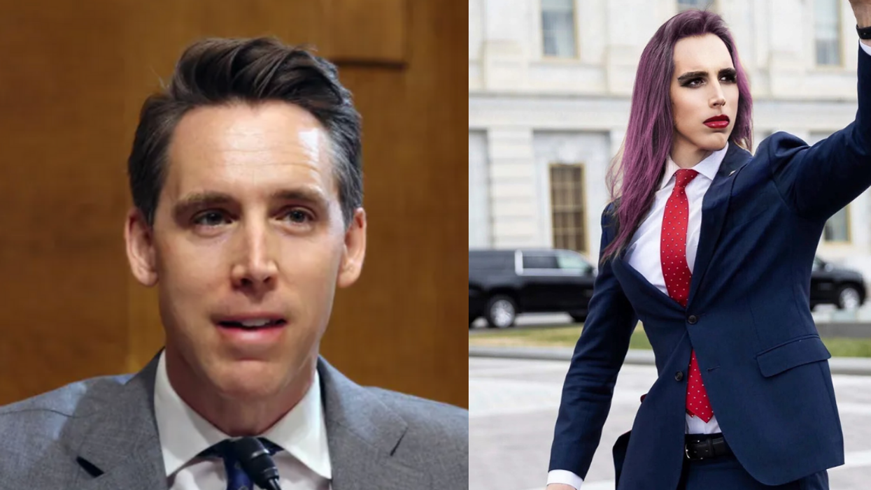Twitter Is Giving 'Champion Of American Masculinity' Josh Hawley Some Epic Drag Makeovers