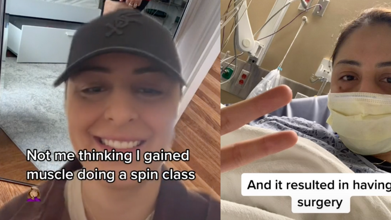 TikToker Who Nearly Lost Their Leg After Going Too Hard At Their First Spin Class Speaks Out