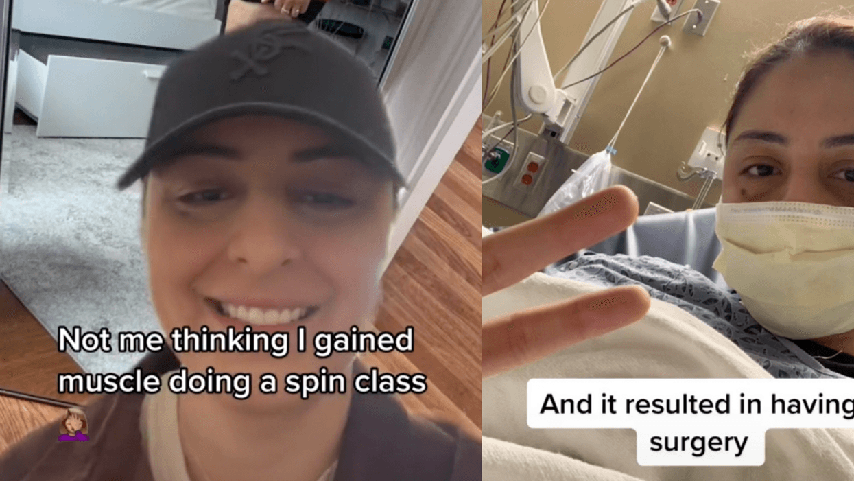 TikToker Who Nearly Lost Their Leg After Going Too Hard At Their First Spin Class Speaks Out