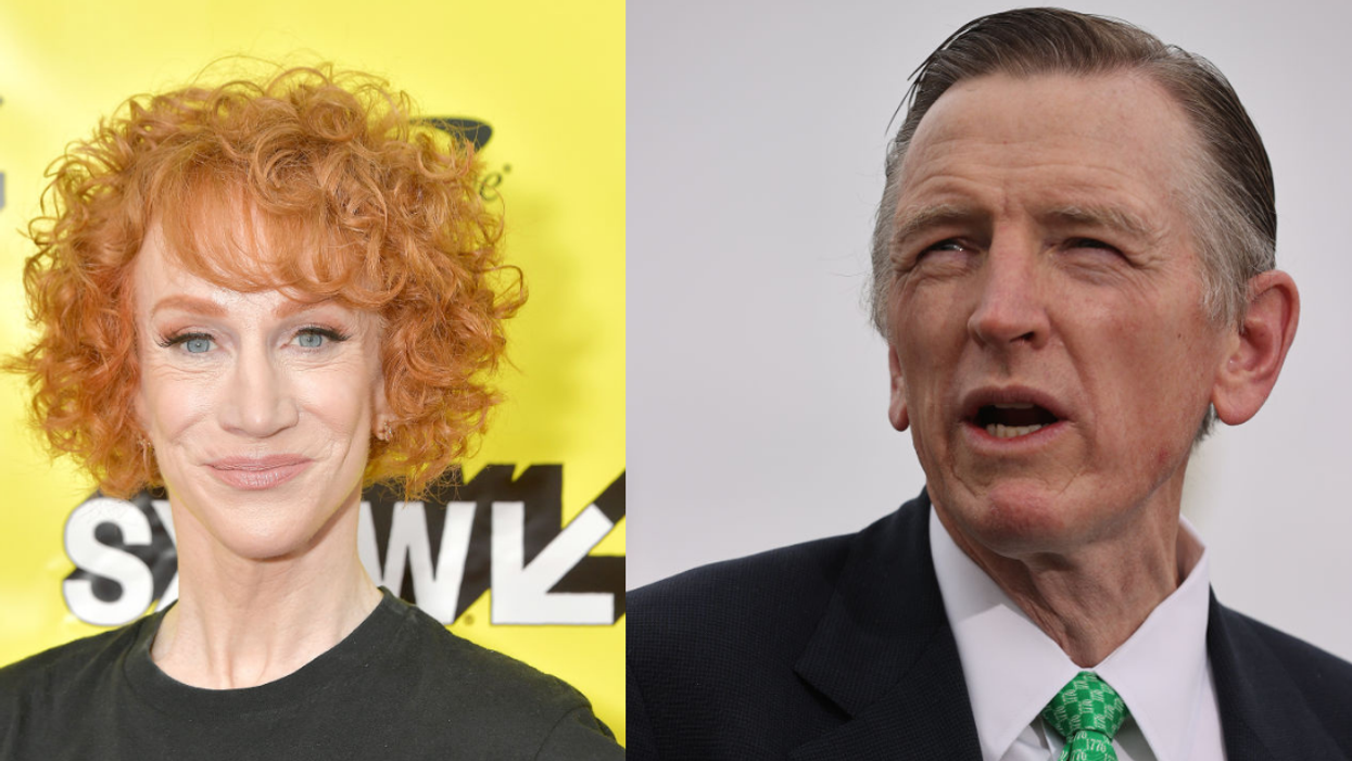 Kathy Griffin Calls Out Hypocrisy Of GOP Rep. Not Being Investigated For Assassination Threat