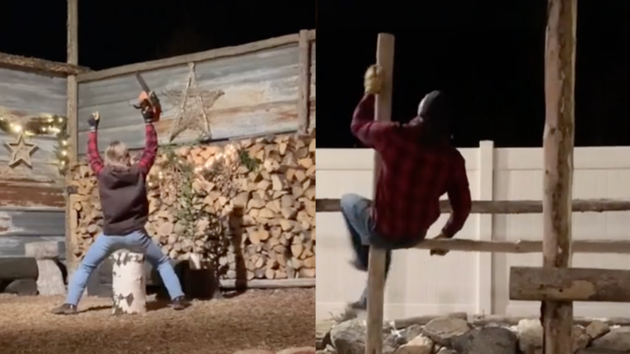 Sultry Christmas Tree Farm Workers Gyrate And Pole-Dance In Epic 'Magic Mike'-Style Holiday Video